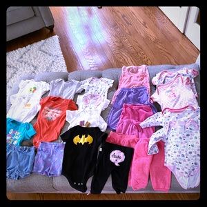 24 Piece 6-9 month Girls Lot
